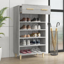 vidaXL szürke sonoma színű szerelt fa cipőszekrény 60 x 35 x 105 cm