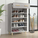 vidaXL szürke sonoma színű szerelt fa cipőszekrény 60 x 35 x 105 cm