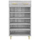 vidaXL szürke sonoma színű szerelt fa cipőszekrény 60 x 35 x 105 cm