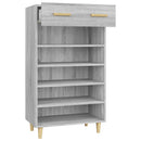 vidaXL szürke sonoma színű szerelt fa cipőszekrény 60 x 35 x 105 cm