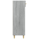 vidaXL szürke sonoma színű szerelt fa cipőszekrény 60 x 35 x 105 cm
