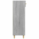 vidaXL szürke sonoma színű szerelt fa cipőszekrény 60 x 35 x 105 cm