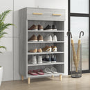 vidaXL szürke sonoma színű szerelt fa cipőszekrény 60 x 35 x 105 cm