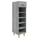 vidaXL szürke sonoma színű szerelt fa cipősszekrény 30 x 35 x 105 cm