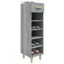vidaXL szürke sonoma színű szerelt fa cipősszekrény 30 x 35 x 105 cm