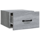 vidaXL 2 db szürke sonoma falra szerelhető éjjeliszekrény 35x35x20 cm