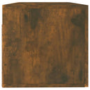 vidaXL füstös tölgy színű szerelt fa faliszekrény 100 x 36,5 x 35 cm