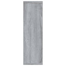 vidaXL szürke sonoma színű szerelt fa fali polc 85x16x52,5 cm