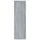 vidaXL szürke sonoma színű szerelt fa fali polc 85x16x52,5 cm
