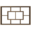 vidaXL barna tölgy színű szerelt fa fali polc 85x16x52,5 cm