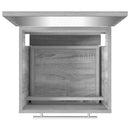 vidaXL szürke sonoma színű tükrös fürdőszobaszekrény 41 x 38,5 x 48 cm