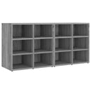 vidaXL 2 db szürke sonoma színű cipősszekrény 52,5x30x50 cm