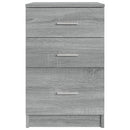 vidaXL szürke sonoma színű szerelt fa éjjeliszekrény 40 x 40 x 63 cm