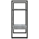 vidaXL 2-szintes szürke sonoma szerelt fa könyvszekrény 60x30x70 cm