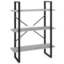 vidaXL szürke sonoma színű szerelt fa könyvszekrény 80 x 30 x 105 cm