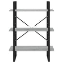 vidaXL szürke sonoma színű szerelt fa könyvszekrény 80 x 30 x 105 cm