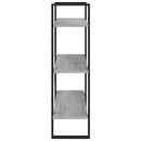 vidaXL szürke sonoma színű szerelt fa könyvszekrény 80 x 30 x 105 cm