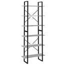 vidaXL szürke sonoma színű szerelt fa magasszekrény 80 x 30 x 210 cm