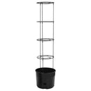 vidaXL antracitszürke polipropilén paradicsomtermesztő Ø39 x 150 cm