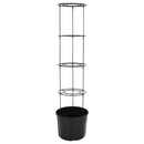 vidaXL antracitszürke polipropilén paradicsomtermesztő Ø39 x 150 cm