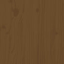 vidaXL mézbarna tömör fenyőfa fésülködőasztal szett tükörrel