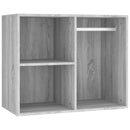 vidaXL szürke sonoma színű szerelt fa fésülködőasztal-szett LED-ekkel