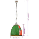 vidaXL kerek többszínű ipari függőlámpa 25 W 42 cm E27
