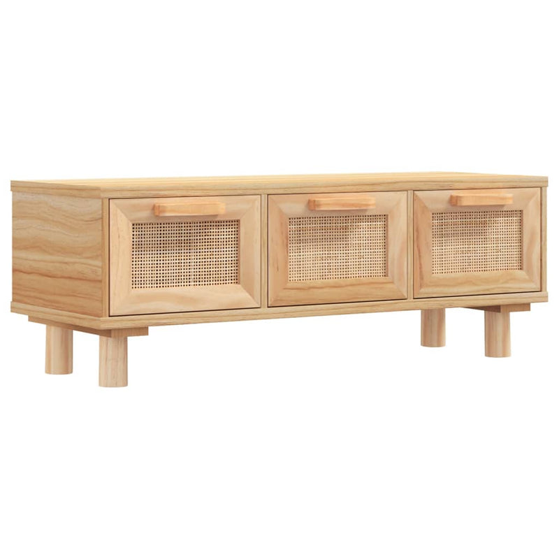 vidaXL barna szerelt fa és tömör fenyőfa dohányzóasztal 80x40x30 cm