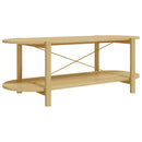 vidaXL szerelt fa dohányzóasztal 110 x 48 x 40 cm