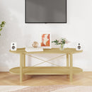 vidaXL szerelt fa dohányzóasztal 110 x 48 x 40 cm