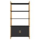 vidaXL fekete szerelt fa magasszekrény 80x40x153 cm