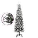 vidaXL PVC és polietilén műkarácsonyfa pelyhes hóval 180 cm