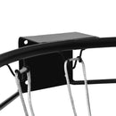 vidaXL fekete acél kosárlabda gyűrű 45 cm