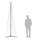 vidaXL karácsonyfa meleg fehér 500 LED-del 100 x 300 cm