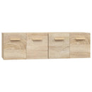 vidaXL 2 db sonoma tölgy színű szerelt fa faliszekrény 60x36,5x35 cm