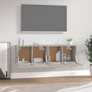 vidaXL 2 db betonszürke szerelt fa faliszekrény 60x36,5x35 cm