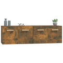 vidaXL 2 db füstös tölgy színű szerelt fa faliszekrény 60x36,5x35 cm