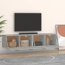 vidaXL 2 db betonszürke szerelt fa faliszekrény 60x36,5x35 cm