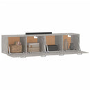 vidaXL 2 db betonszürke szerelt fa faliszekrény 60x36,5x35 cm