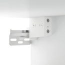 vidaXL 2 db fehér szerelt fa faliszekrény 80 x 35 x 36,5 cm