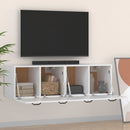vidaXL 2 db fehér szerelt fa faliszekrény 80 x 35 x 36,5 cm