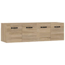 vidaXL 2 db sonoma tölgy színű szerelt fa faliszekrény 80x35x36,5 cm