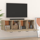 vidaXL 2 db sonoma tölgy színű szerelt fa faliszekrény 80x35x36,5 cm