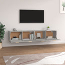 vidaXL 2 db betonszürke szerelt fa faliszekrény 100 x 36,5 x 35 cm