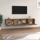 vidaXL 2 db füstös tölgy színű szerelt fa faliszekrény 100x36,5x35 cm