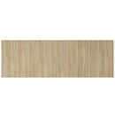 vidaXL sonoma tölgy színű szerelt fa ágyfejtámla szekrényekkel