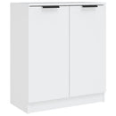 vidaXL 2 db fehér szerelt fa tálalóasztal 60 x 30 x 70 cm