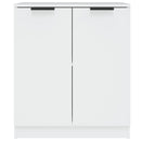 vidaXL 2 db fehér szerelt fa tálalóasztal 60 x 30 x 70 cm