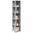 vidaXL szürke sonoma színű szerelt fa sarokszekrény 33 x 33 x 164,5 cm