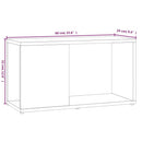 vidaXL szürke sonoma színű szerelt fa TV-szekrény 60 x 24 x 32 cm